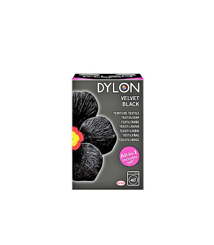 Acheter Dylon peinture pour textile noir Poudre 350g ? Maintenant