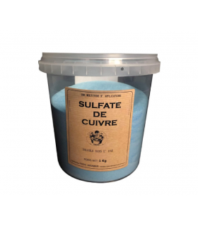 Sulfate de cuivre. Bordure de Bouillon. 1kg. Fongicide et désinfectant de  l'eau, Radeau et piscines