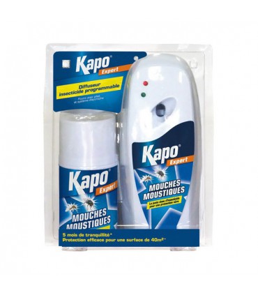 Bougie anti-moustique insecticide intérieur extérieur parfum citronnelle  Kapo Expert 30h de protection